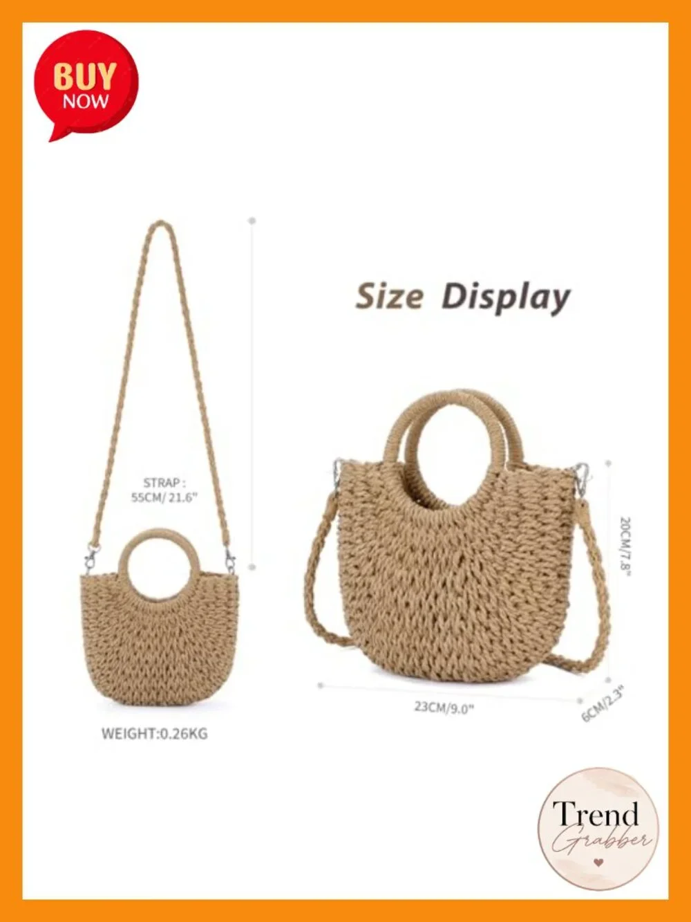 Handmade Crochet Hobo Bag with Top Handle Woven Half Moon Shoulder Bag Summer